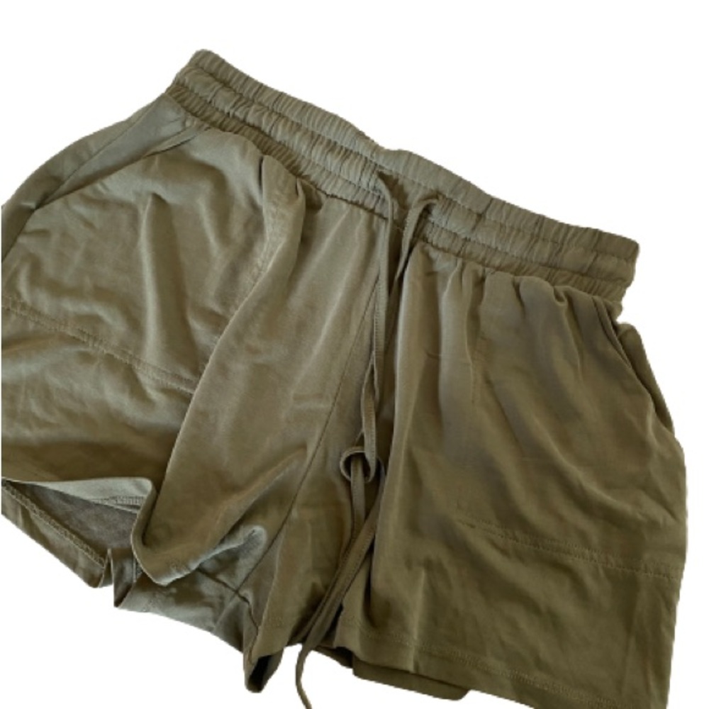 Basement Olive Green Shorts